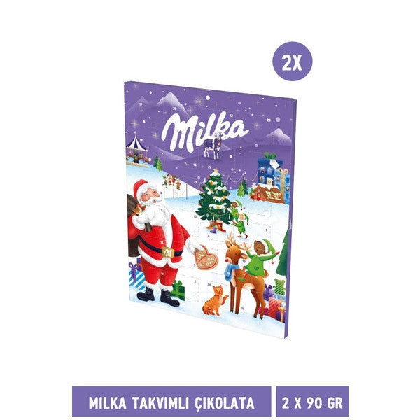 Milka Calendar Chocolate 90 Gr – 2 Pieces