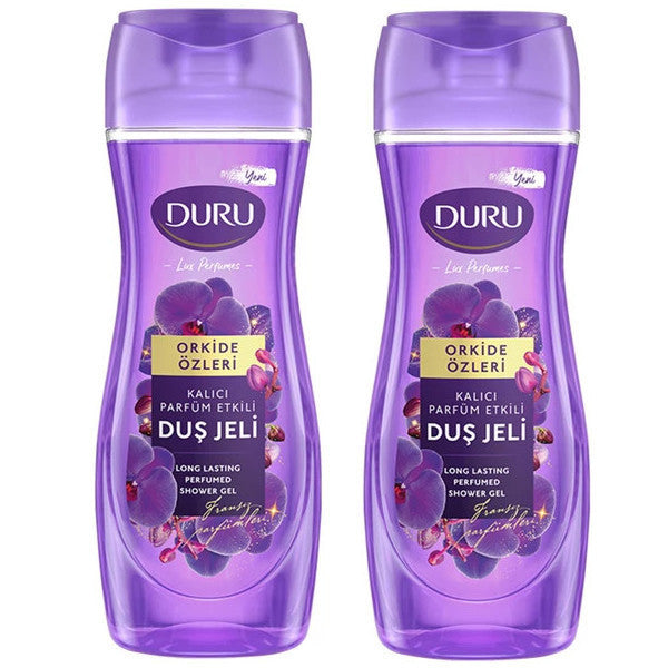 Duru Lux Perfumes Orchid Essences Shower Gel 650 Ml 2 Pieces