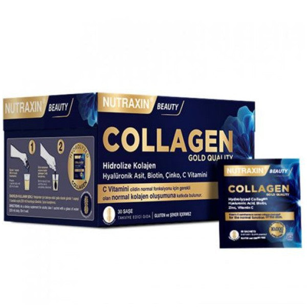 Nutraxin Collagen Gold Quauty Food Supplement 30 Sachets