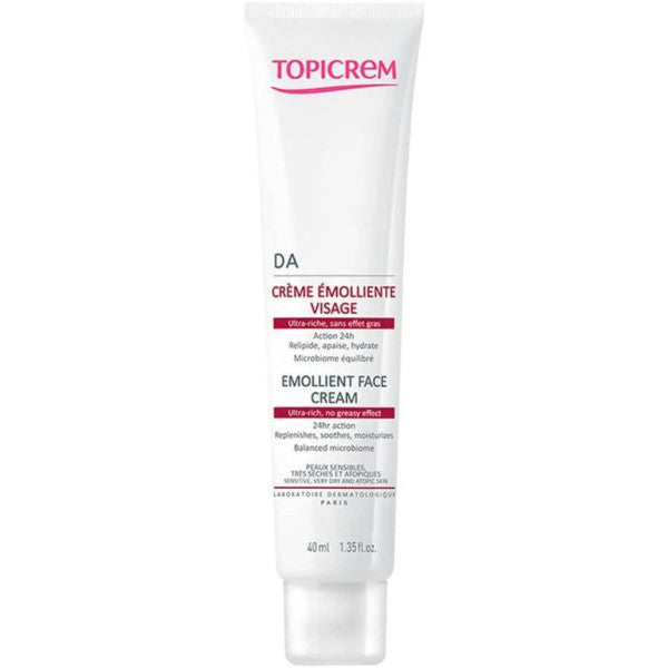 Topicrem Da Emollient Face Cream 40Ml