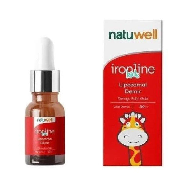 Natuwell Ironline Kids Liposomal Iron Drops 30 Ml