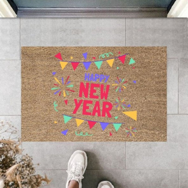 Dormot Home Modern Print - Happy New Year 15 - Welcome Doormat
