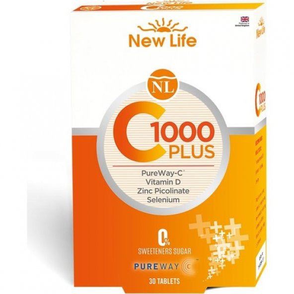 Yeni Yaşam C-1000 Plus CD Vitamin ve Çinko 30 Kapsül