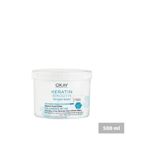 Okayprofessionnel Keratin Smooth Repair Mask 500 Ml