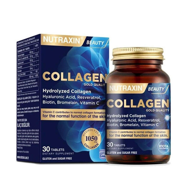 Nutraxin Collagen Beauty Food Supplement 30 Tablets