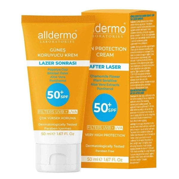 Alldermo Spf50 Post-Laser Sunscreen Cream 50 Ml