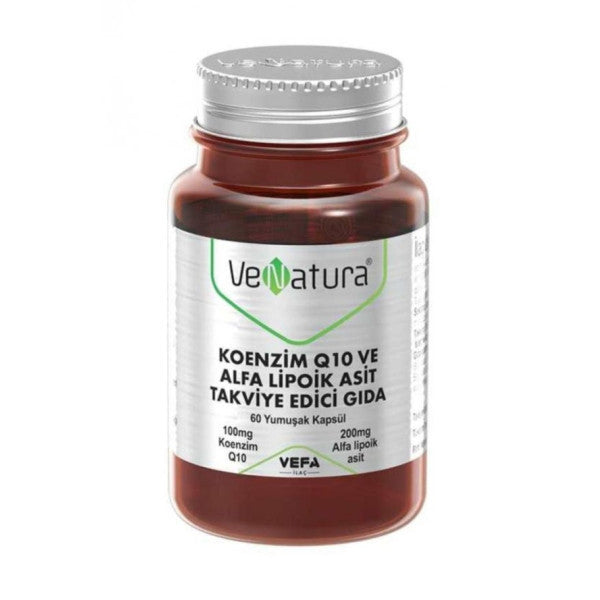 Venatura Coenzyme Q10 And Alpha Lipoic Acid 60 Capsules