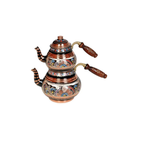 Erzincan Handcrafted Copper Teapot Small Size For 2-3 Persons