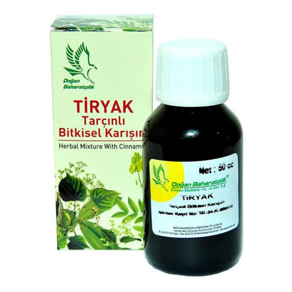 Doğan Spicery Tiryak Cinnamon Herbal Mixture 50Cc Natural