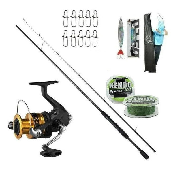 Shimano Fx C3000 Okuma Wave Power 274Cm 7-30Gr Spin Fishing Rod Set