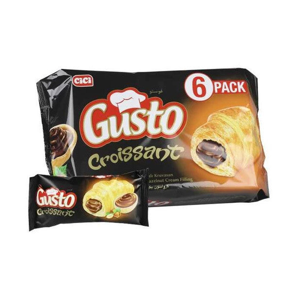 Cici Gusto Croissant Chocolate 40 Gr. 6 Pieces (1 Box)