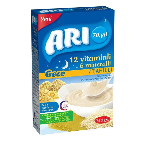 Arı Mama 12 Vitamin 6 Mineral 7 Grain Milk Rice Night 200 Gr