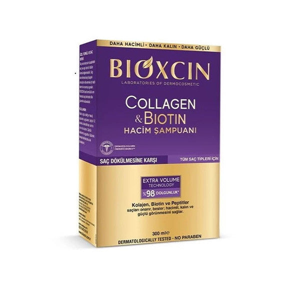 Bioxcin Collagen & Biotin Volume Shampoo 300Ml