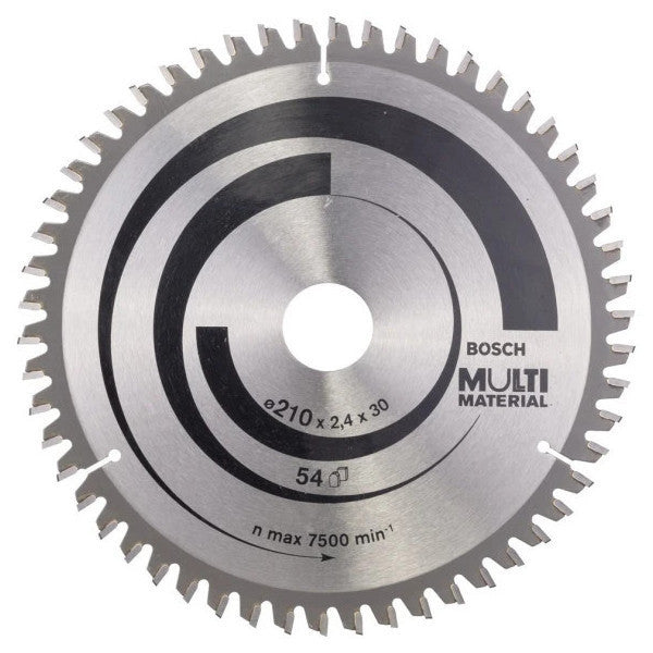 Bosch - Standard For Series Multi-Material Circular Saw Blade 210*30 Mm 54 Teeth