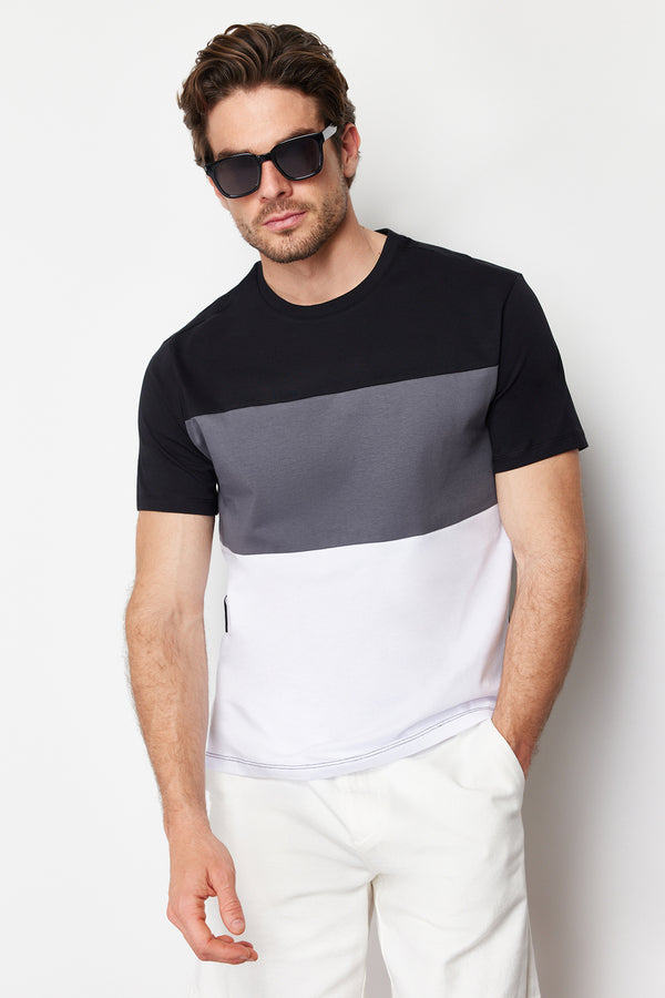 Trendyol Man Men's Colorful Short Regular T-Shirt