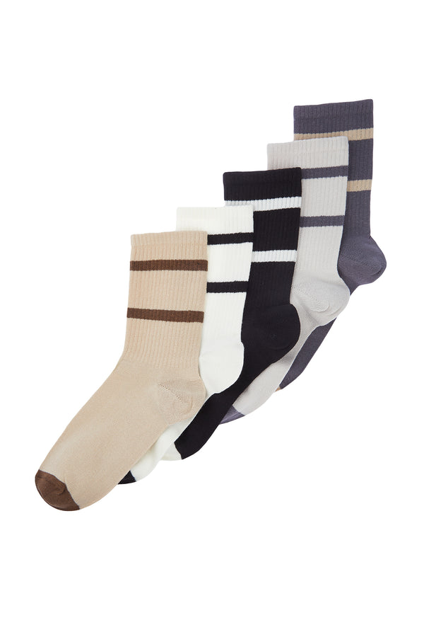 Trendyol Man Men's Striped Medium Socks