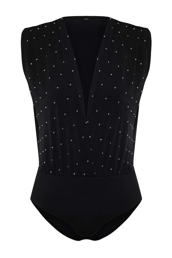 Trendyolmilla Kadınlar Sade Sleweless Fitted Bodysuit