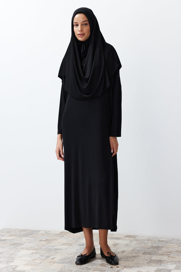 فستان Trendyol Modest النسائي طويل عادي كاجوال