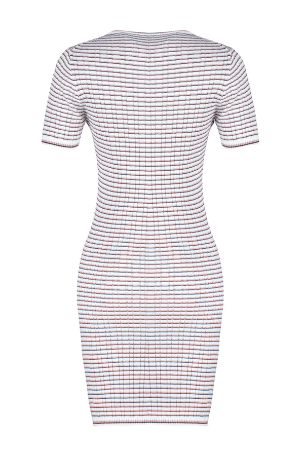 Trendyolmilla Women's Striped Mini Short Casual Fitted Dress