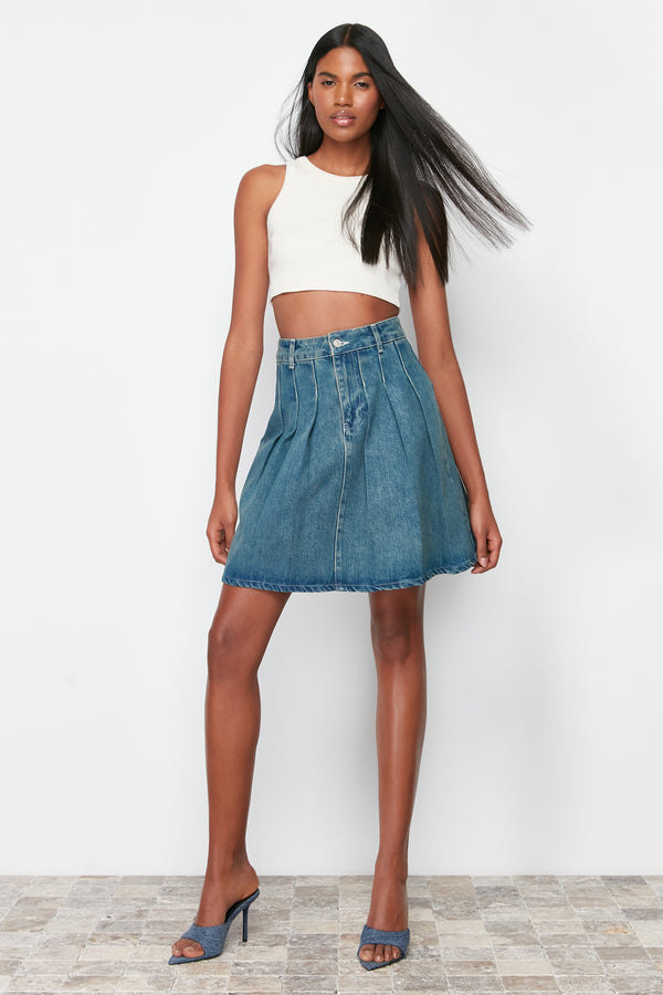Trendyolmilla Women's Unifarben Mini Basics Skirts