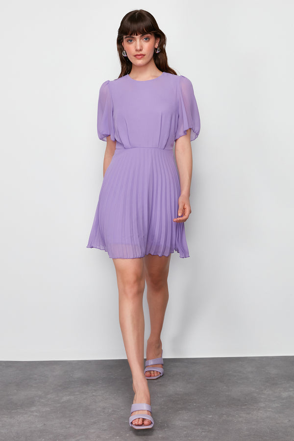 Trendyolmilla Women's Unifarben Mini Short Evening / Daily Regular Fit Dresses