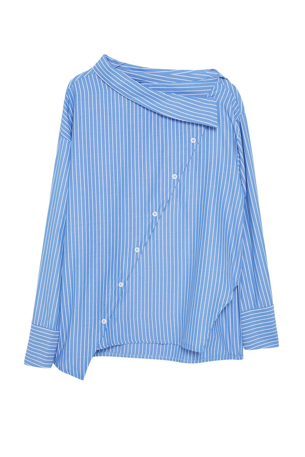 Trendyolmilla Women's Striped Long Regular Shirt