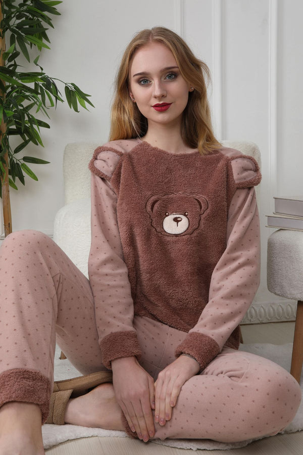 Trendyolmilla Women's Animals Long Lounge/home Relaxed Pajama Set