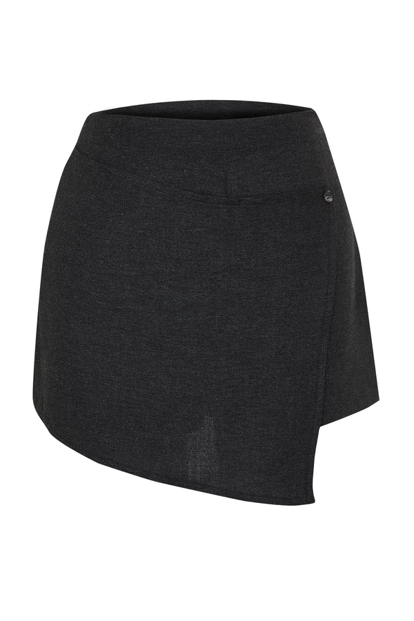 Trendyolmilla Women's Schwarz Unifarben Normal Waist Shorts