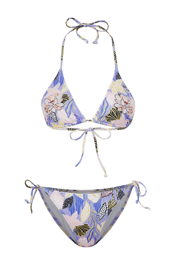 Trendyolmilla Women's Floral Throw Cup Bikini Set