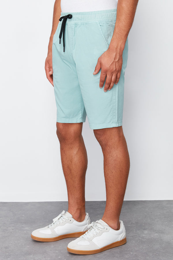 Trendyol Man Men's Beige Plain High Waist Shorts & Bermudas