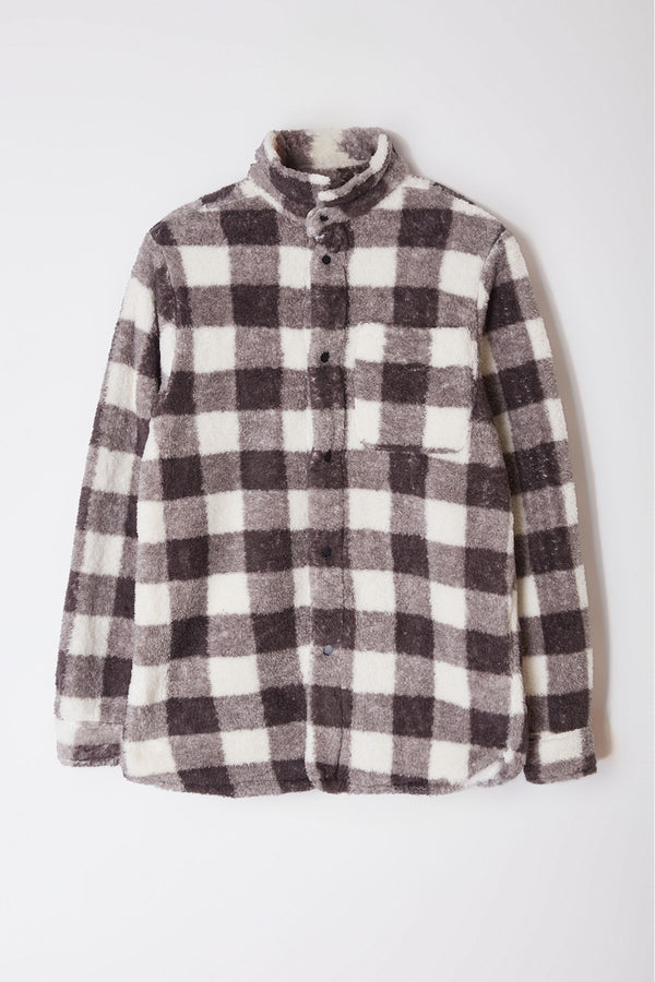 Trendyol Man Men's Plaid / Checkered Long Regular Shirt