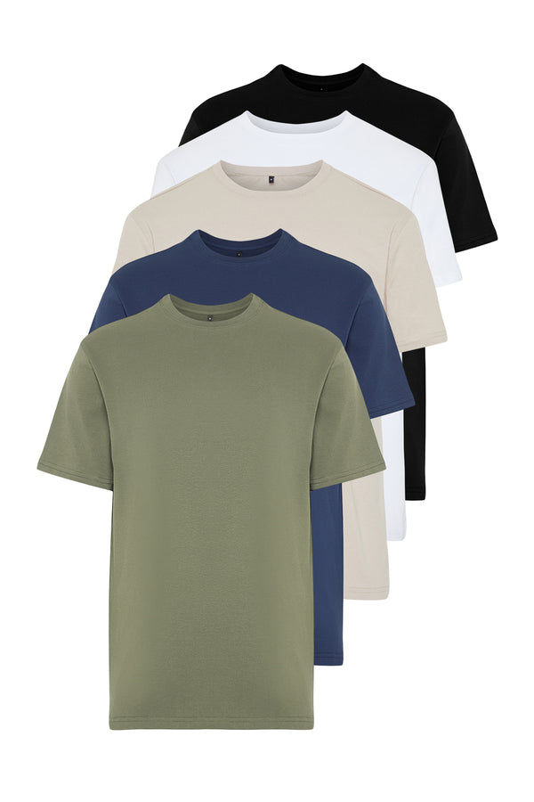 Trendyol Man Men's Plain Short Regular T-Shirt