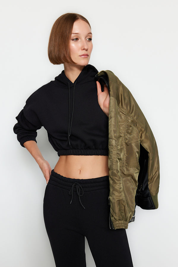 Trendyolmilla Women's Plain Long Sleeve Casual Regular Sweatsuit Sets
