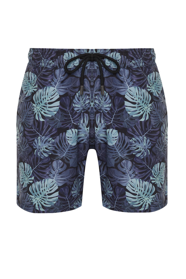 Trendyol Man Men's Floral Marine Shorts