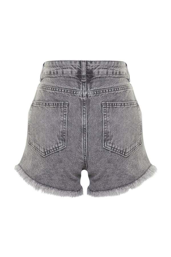 TRENDYOLMİLLA High Waist Denim Shorts TBESS23SR00030