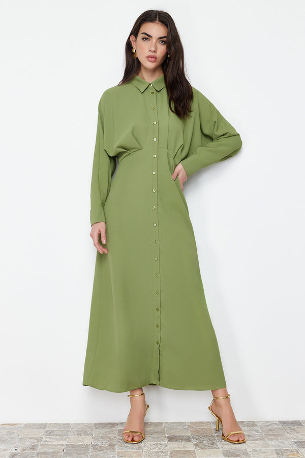 Trendyol Modest Women's Plain Maxi Long Casual Regular Dress