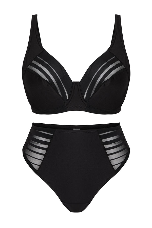 Trendyol Curve Women's Striped Plus Size Underwear Sets