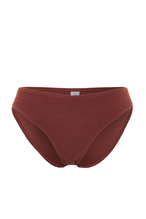 Trendyolmilla Women's Brown Plain Bikini Bottoms