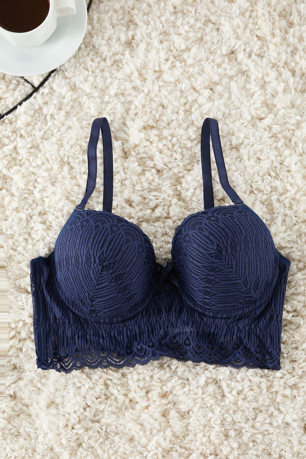 Trendyolmilla Women's Navy Blue Cellular Push Up Bra