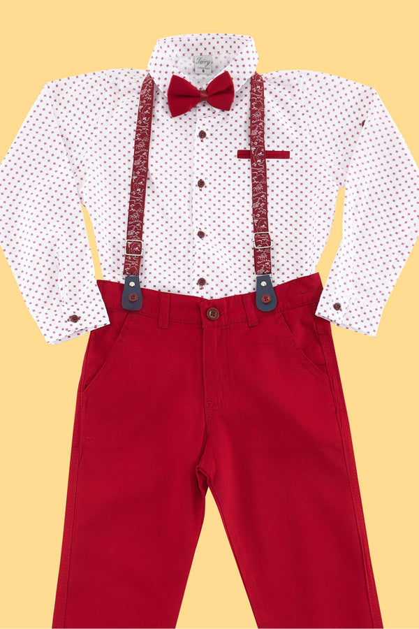 Trendyolkıds Boys Print Long Casual Regular Fit Two-Piece Set