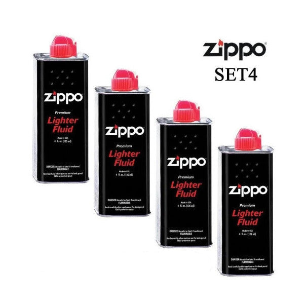 Zippo Lighter Gasoline 4 Pieces