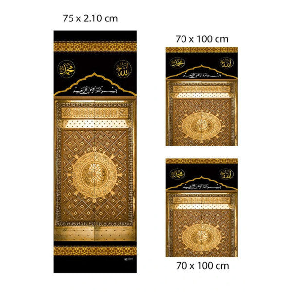 Pulpit Cover - Roller Blinds - Ravza Gate Patterned - Set Of 3