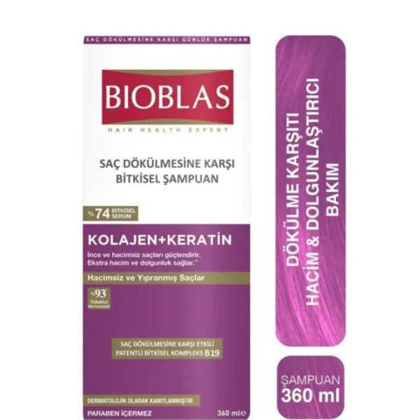 Bioblas Shampoo 360Ml Collagen