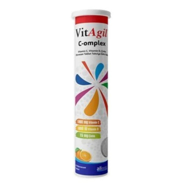 Vitagil Vitamin C-omplex 20 Efervesan Tablet