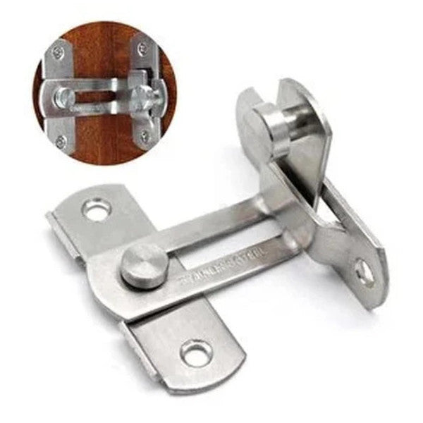 Köseoğlu French Lock Garden Door Latch Unpainted 90 Degree 2 Pieces