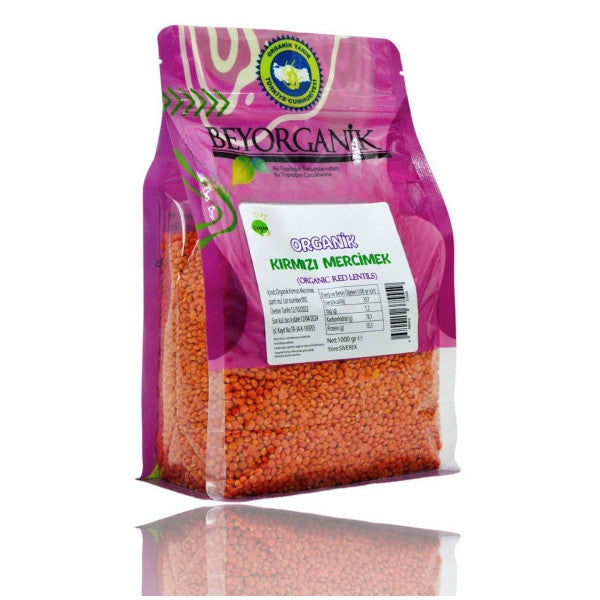 Organic Red Lentils 1Kg