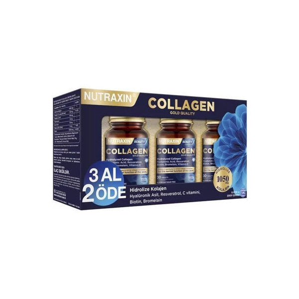 Nutraxin Hydrolyzed Collagen 3X30 Tablets