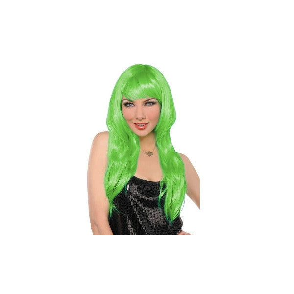 Periboia Long Wig Hair - Green