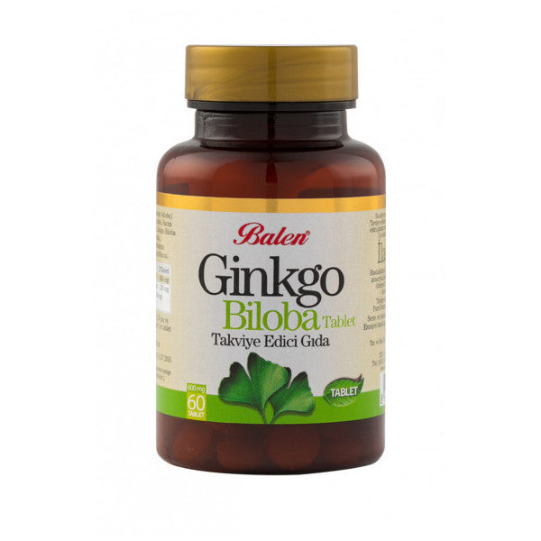 Balen Ginkgo Biloba Tablets 60 X 600 Mg Ginkgo Biloba