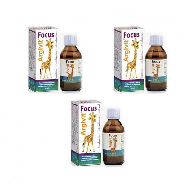 Argivit Focus Syrup 150 Ml 3 Pieces